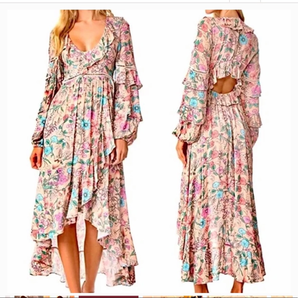 Spell & the gypsy sayulita frill gown